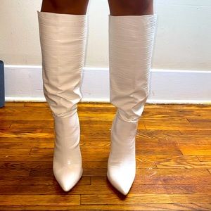 White boots